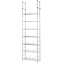 Amazon｜ドウシシャ ルミナス フィール 突っ張りラック 本棚